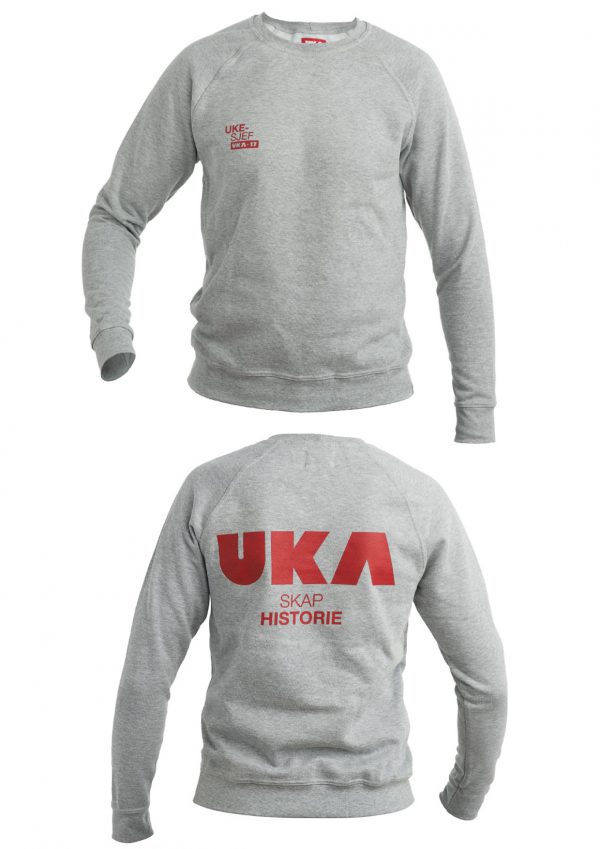 Collegegenser Sport med raglanarm - Collegegenser med logo trykk - Camisa Profilering UKA Kulturfestival