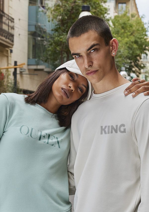 COLLEGEGENSER KING & QUEEN CREW NECK_° - med logo - Camisa Profilering