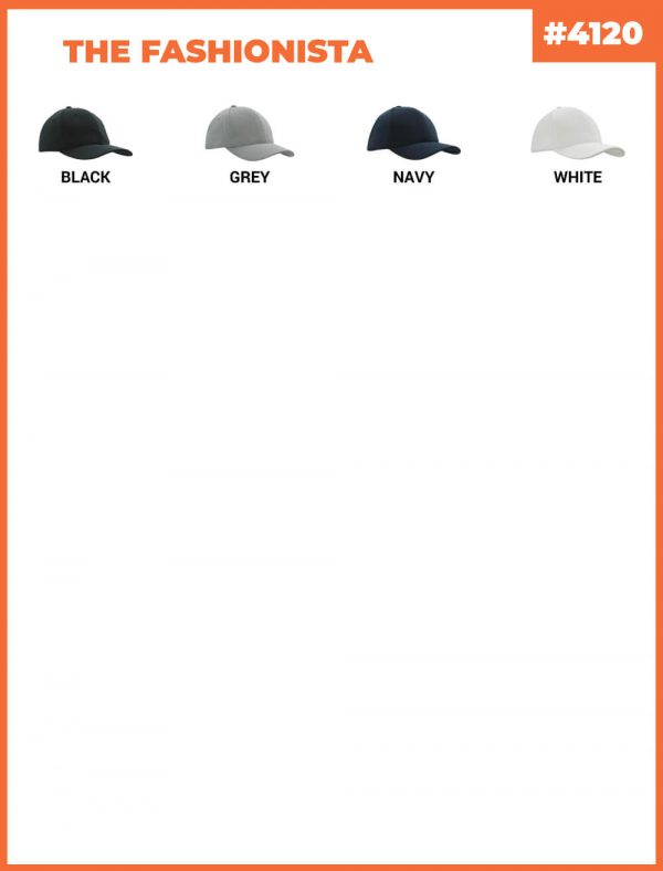 PREMIUM CAPS I OTTOMAN TWILL THE FASHIONISTA #4120 Headwear® - Bilde 3