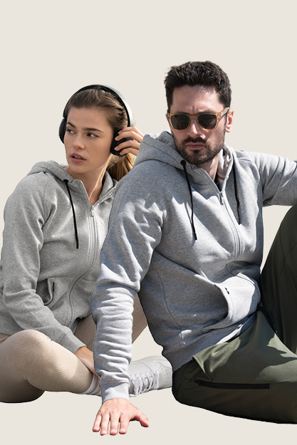 Hettejakke Lenox Nimbus - Hettegenser med glidelås - Full zip sweater - Hettejakke med logo - Profilklær - Camisa Profilering