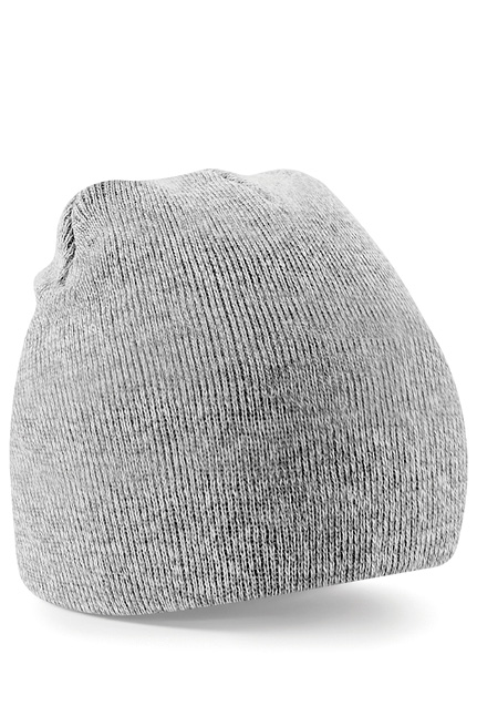 Original pull on beanie, pull-on beanie, beanie med oppbrett, beanie med logo, klassisk beanie, pull-on lue, mykstrikket lue, firmagave, profilprodukt, merch, brodering, vevd merke, trykt merke, Beechfield, one size, voksenlue, gave til ansatte, eventlue, tur- og fritidslue, lue med logo, finstrikket lue med logo, firmalue, lue til bedrift, jobblue, branded beanie, beechfield