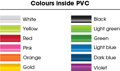 Refleks farger PVC Innside