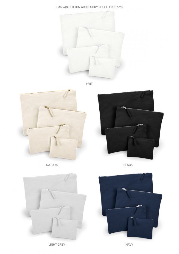 Cotton Canvas Accesory Pouch - Merch - Bomull - Toalettmappe - gave - Camisa Profilering