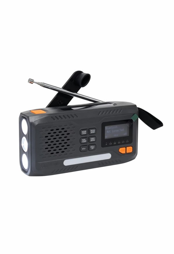Nytech tur- og nødradio med DAB+, powerbank og lommelykt