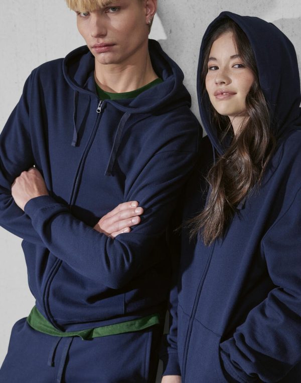 UNISEX HETTEJAKKE 80/20 ZIP HOOD ID.334 B&C®