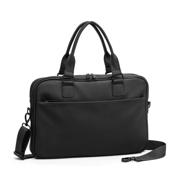 COMPUTERBAG 16" REYKJAVIK sort – dataveske med avtakbar skulderrem, kan leveres med logo