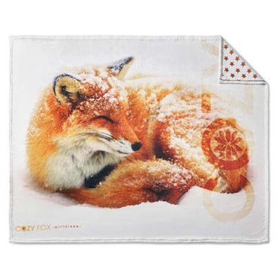 FLANELLFLEECE PLEDD MED FULLFARGETRYKK 280g