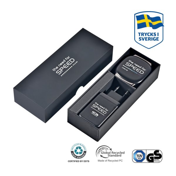HURTIGLADER SETT 65W + 100W SQUARE CABLE TYPE C